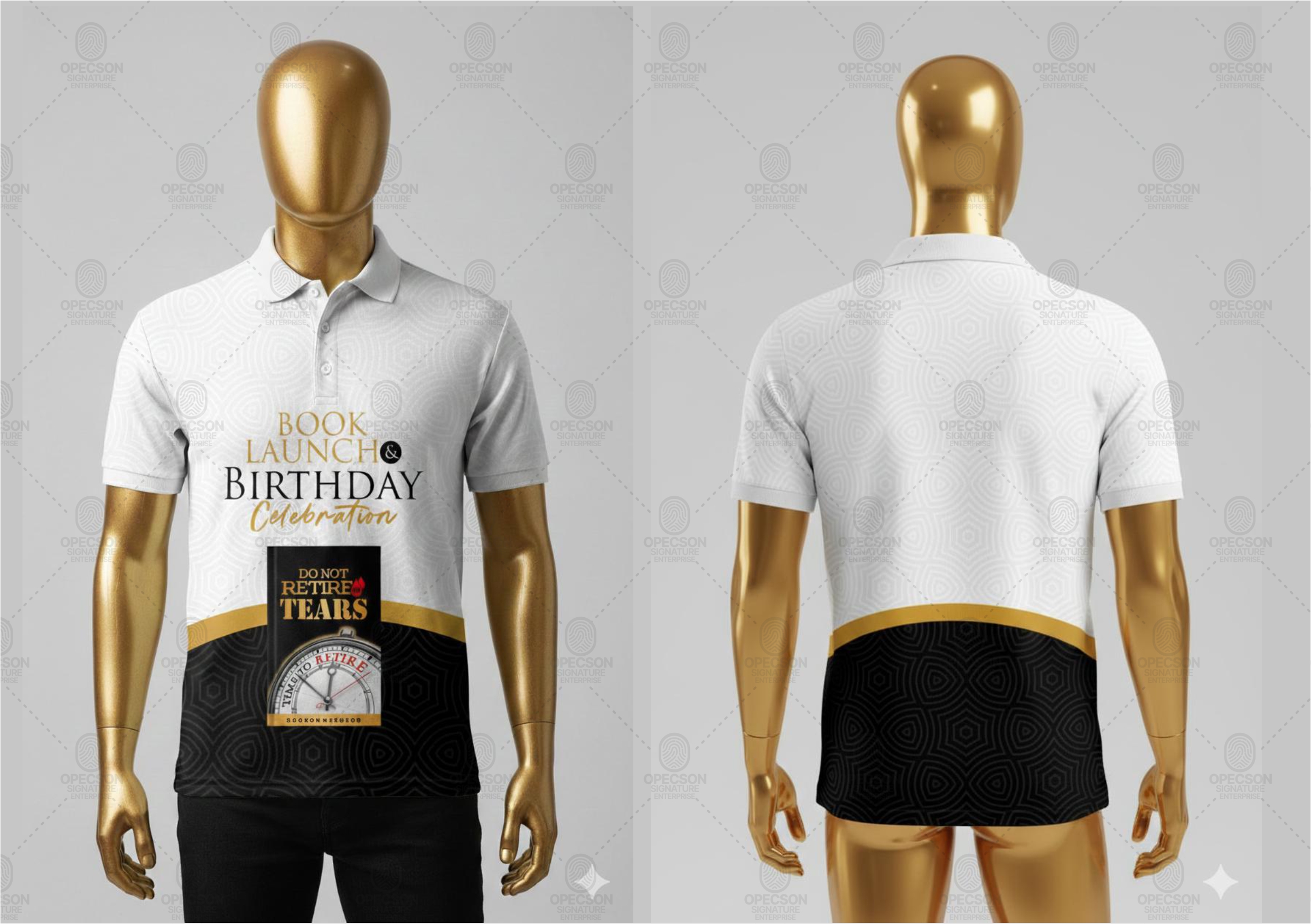 Front and back sublimation