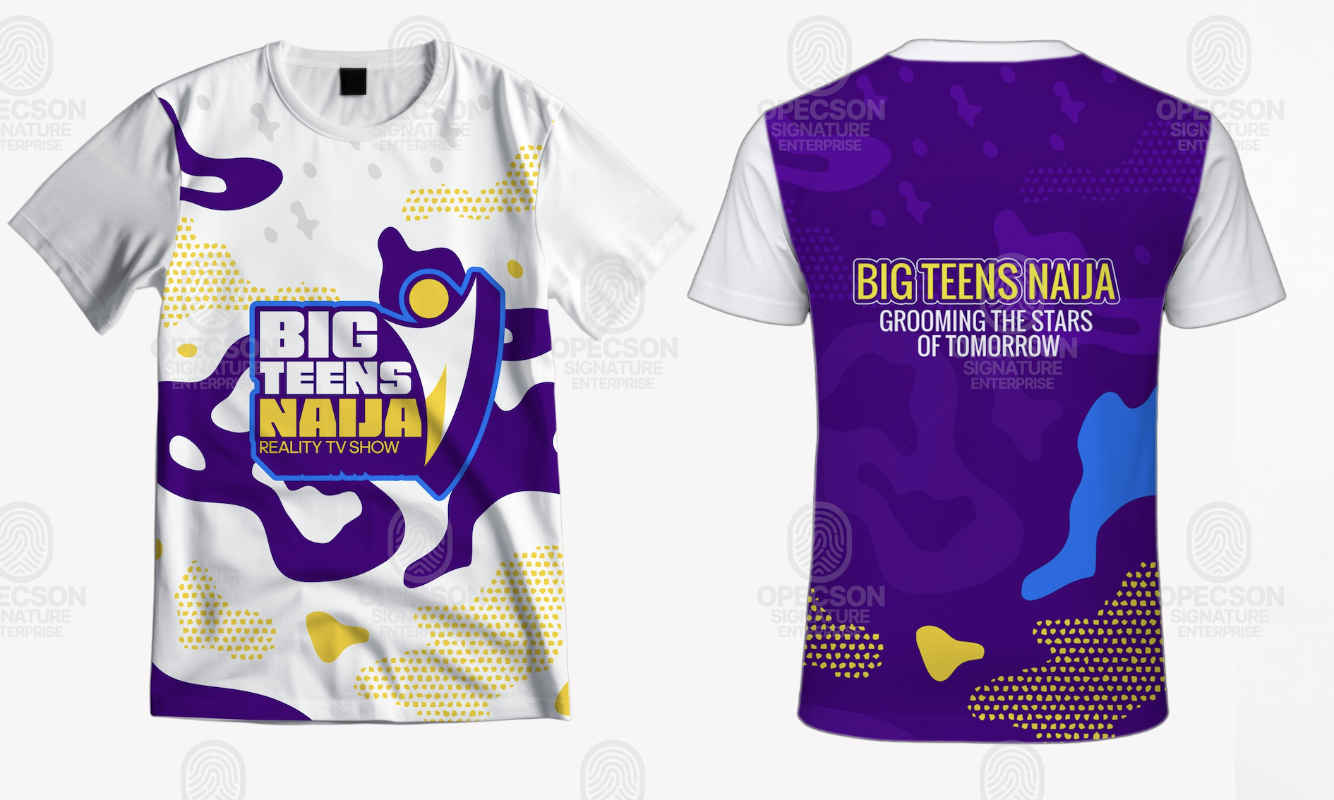 Front and back sublimation